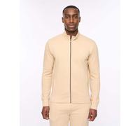 Mens 'HANNINGS' Zip Through Sweatshirt & Jogger Tracksuit Set - Stone