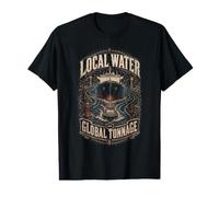Men's Harbor Pilot Local Water Global Tonnage Value Graphic T-Shirt