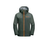 Men's Hardshell ski touring jacket JACK WOLSKIN ALPSPITZE TOUR 3L JKT (Black olive)
