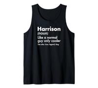 Mens Harrison Like A Normal Guy Only Cooler Legend King First Tank Top