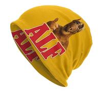 Men's Hats Made of Pure Cotton，ALF Alien Life Form Skullies Beanies Caps Men Women Unisex Hip Hop Winter Warm Knitted Hat Adult Sci Fi TV Show Bonnet Hats，Gift