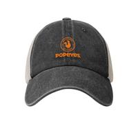 Men's Hats Made of Pure Cotton,Popeyes Logo with Symbol 2019 Cap Fashion Casual Baseball Caps Adjustable Hat Hip Hop Summer Unisex Baseball Hats Customizable,Gift