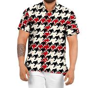 Mens Hawaiian Shirt Short Sleeve,Casual Summer Tropical Beach Sleeve Casual Spring Button Down Shirts Floral Short Mens Men Shirts