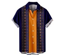 Mens Hawaiian Shirts Short Sleeve Casual Button Down Shirts Summer Tropical Floral Beach Stripe Shirt Stripe Beach Shirts L XXL 3XL 4XL 5XL 6XL M S XL XS XXS Grey Pink Navy Purple Wine White Gray