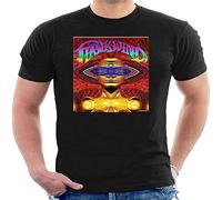 Men's Hawkwind Art Black T-Shirt Classic Cool Tee