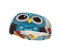 Men's Headbands Sport Sweatbands Moisture Wicking Wide Sweatband Stretchy Performance Headband Owls on Tree Branches Wrist Bands Unisex Hairband Running Head Band for Men