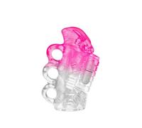 Men's Health Manual Sensory Massager - Helps Relieve Stress and Supports Mindfulness Practice, Made from Skin-Friendly Safe Silicone, Compact and Portable(Red)