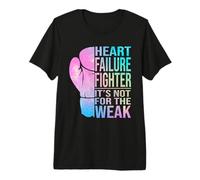 Mens Heart Failure Fighter & Warrior | Heart Failure Awareness Premium T-Shirt