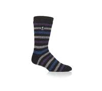 Mens Heat Holders Winter Warm Thermal Socks Original DUBLIN Medium Stripe