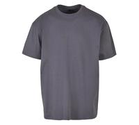 Mens Heavy Oversized T-Shirt Baggy Short Sleeve Thick Cotton Longline Top Tee