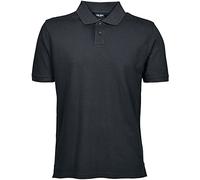 Men's Heavy Pique Polo Shirt - Grey - X-Large