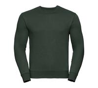 Mens Heavy Sweatshirt Russell Round Neck Jumper Plain Casual Pullover Top J262M