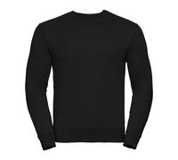 Mens Heavy Sweatshirt Russell Round Neck Jumper Plain Casual Pullover Top J262M