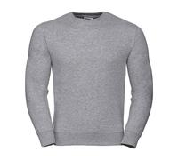 Mens Heavy Sweatshirt Russell Round Neck Jumper Plain Casual Pullover Top J262M