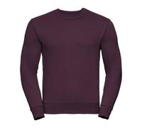 Mens Heavy Sweatshirt Russell Round Neck Jumper Plain Casual Pullover Top J262M
