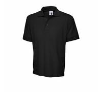 Uneek UC104 Ultimate Poloshirt 250GSM Black L Colour: Black, Size: L L