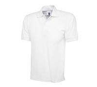 Uneek UC104 Ultimate Poloshirt 250GSM White M Colour: White, Size: M M