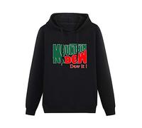Men's Heavyweight Hooded Mountain Dew Dew It Urban Dew Long Sleeve Sweatshirts Black XL