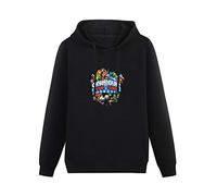Men's Heavyweight Hooded Skylanders Trap Team Long Sleeve Sweatshirts Black S