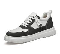 Men's Height Growth Casual Shoes with Adjustable Insert 6-10 cm Increase Non-Slip Breathable Trainers Lace-Up Shoes for Casual Everyday Look Unisex Design Comfortable Buoyancy Sole, gray, 8 UK