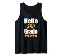 Mens Hello 3rd Grade Back to School Cute Teacher Tank Top