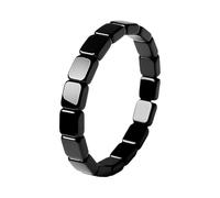 Men's Hematite Bracelet Natural Hematite Elastic Bead Bracelet, Energy Inspirational Jewelry Gift, Revitalize Male Vitality, Restore Your Advantage and Confidence (1)