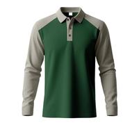Men's Henley Shirt Long Sleeve Shirts Basic Pullover Casual Tops Shirt Henley Pullover with Buttons Breathable Sports T-Shirts Gym Training Shirts Workout Bodybuilding Outdoor Shirts, Blackish Green