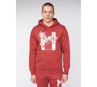 Mens Henleys Curveball Graphic Print Cotton Blend Regular Fit Hoodie Sweat