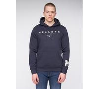 Men's Henley's Hoodie Cotton Jumper Long Sleeve Hooded Sweater Pullover Top