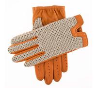 Men's Heritage Crochet-Back Leather Driving Gloves - CORK / XL
