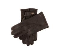 Men's Heritage Handsewn Three-Point Cashmere-Lined Leather Gloves - BROWN / 11