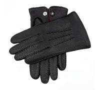 Men's Heritage Handsewn Three-Point Peccary Leather Gloves - BLACK / 10