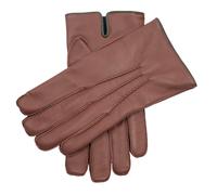 Men's Heritage Three-Point Cashmere-Lined Leather Gloves with Colour Contrast Details - ENGLISH TAN/HUNTER/PINE/PINE / 11