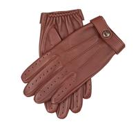 Men's Heritage Three-Point Leather Driving Gloves - ENGLISH TAN / S