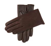 Men's Heritage Touchscreen Three-Point Leather Gloves - BROWN / 9.5