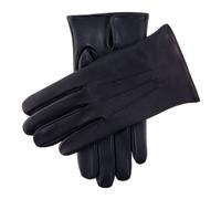 Men's Heritage Touchscreen Three-Point Leather Gloves - NAVY / 7.5