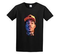 Men's Herren'S Chance The Rapper Funny Art T-Shirts Black S