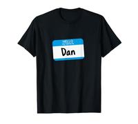 Mens Hi My Name is Dan, Daniel Nametag Graphic Value Graphic T-Shirt