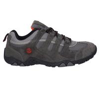 Hi-Tec Men's QUADRA II Walking Shoe, Charcoal/Zingy RED, 7 UK