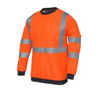 Men's Hi-Vis FR Arc Sweatshirt Orange ARC 2 Protection Pegdev Orange L
