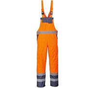 Men's Hi Vis FR Coveralls Waterproof Thermal Lined Durable Polycotton Boiler Suit for Mechanics, Warehouse, Garages & DIY, High Visibility Winter Work Overalls with Waterproof Breathable Bib and Brace