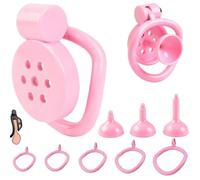 Men's high-Intensity Exercise Fixed Bracket Professional core Muscle Training and Support Equipment A282-uk (Pink 7 Holes)
