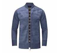 Mens High Neck Long Sleeve T-Shirt Soft Stretch Knitting Jumper Casual Long Sleeve Sweater Thermal Ribbed Slim Fit Knitted Pullover Solid Color Sweaters