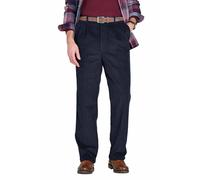 Chums Men's HIGH-Rise Trousers Luxury Cotton Corduroy Navy 52W / 31L