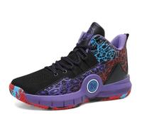 Men's High Top Practical Basketball Shoes Breathable Mesh Sports