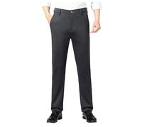 Men's High Waist Work Trousers Suit Straight Solid Color Loose Casual Comfortable Classics Everyday Casual Business Basic Pants