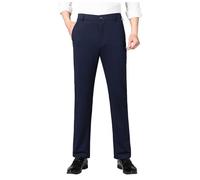 Men's High Waist Work Trousers Suit Straight Solid Color Loose Casual Comfortable Classics Everyday Casual Business Basic Pants