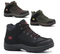 Men's Hiking Boots - Outdoor Mid Trekking & Backpacking Mountaineering Shoes with Memory Foam Insoles | Durable (Brown Orange, UK Footwear Size System, Adult, Men, Numeric, Medium, 6.5)