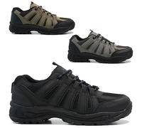 Mens Hiking Camping Boots - Casual Walking Trainers, Ankle | Sturdy Grip, Thermal & Lightweight | Mountain & Winter Working Shoe (BLACK, UK Footwear Size System, Adult, Men, Numeric, Medium, 10)