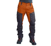 Men's Hiking Pants Flex Stretch Tactical Pants Water Resistant Ripstop Cargo Pants Lightweight Mountaineering Pants Outdoor Hiking Trousers Loose Fit Tracksuit Bottoms Quick-Dry Joggers XXXL Orange